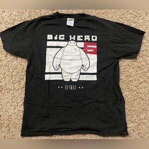 Black Big Hero 6 T-Shirt